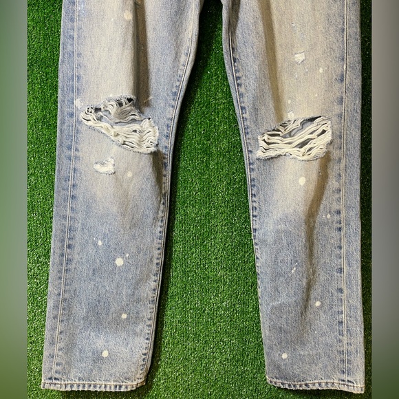 NWT Women’s Amiri Straight, Bleached Out Indigo - Picture 2 of 9